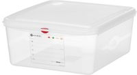 HENDI 873311 GN container 2/3 polypropyleen, , GN 2/3, 13,5 Liter, Transparant, 354x325x(H)150mm