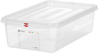 HENDI 873359 GN container 1/1 polypropyleen, , GN 1/1, 21L, Transparant, 530x325x(H)150mm