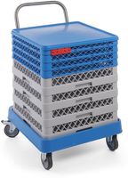 Hendi Trolley met handgreep voor vaatwaskorven |877197