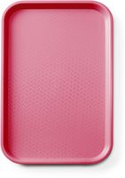 Fastfooddienblad Polypropyleen GN 1/1, AmerBox, GN 1/1, Rood, 530x325x(H)20mm - 878545