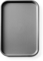 Fastfooddienblad Polypropyleen GN 1/1, AmerBox, GN 1/1, Zwart, 530x325x(H)20mm - 878590