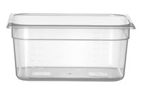 Hendi Gastronormbak 1/2 | 150 mm hoog | PP tranparant | koel/vries | 880111