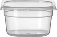 Hendi Gastronormbak 1/6 | 100 mm hoog | PP tranparant | koel/vries | 880425