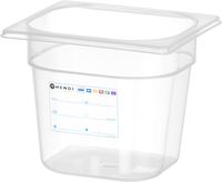 Hendi Voorraaddoos GN 1/6 150 mm HACCP PP | 880463