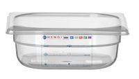 Hendi Voorraaddoos GN 1/6 65 mm IML polypropyleen | 880487