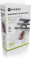 Hendi Vacuumverpakkingszakken met reliëf 15x25cm 100 stuks | 971017