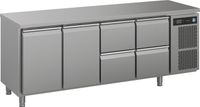 Hoshizaki PREMIER K 4 A DL DL 2D 2D L E Gekoelde werkbank met 4 secties
