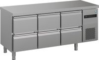 Hoshizaki ADVANCE ACR-180DG-222-CRC-L2 ACR-180DG-222-CRC-L2 Gekoelde werkbank, 3 secties