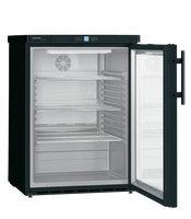 Liebherr Onderbouw Koeler Zwart met Glasdeur - FKUV 1613/744 BLACKLINE