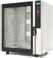 Maxima Combisteamer - 10 Bakken (1/1 GN / 60 X 40 cm) - Digitaal Display - 400V - 08500210