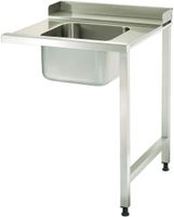 Maxima Spoeltafel - 90 X 75 cm - Aanvoer Vaatwasser Rechts - incl. Wasbak - 09201043