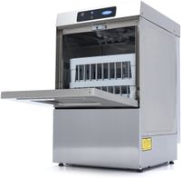 Maxima Horeca Vaatwasser - 40 X 40 cm - met Afvoer-, Glansspoel- en Zeeppomp - Digitaal Display -230V - 09211003