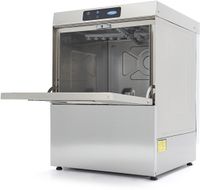 Maxima Horeca Vaatwasser - 50 X 50 cm - met Afvoer-, Glansspoel- en Zeeppomp - Digitaal Display - 400V - 09211007