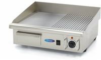Maxima Grillplaat - Half Gegroefd - 55 cm - incl. Opvangbak - 09300072