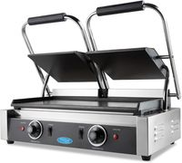 Maxima Contactgrill - Glad - Dubbele Grillplaat - 2 X 22 cm - 09300437