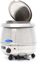 09306100 Soepketel - 10 L - Uitneembare binnenpan - RVS - met Lepeluitsparing