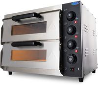 Maxima Pizza Oven - 2 Pizza's Ø 40 cm - 2 Kamers - 09362155