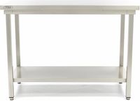 Maxima Werktafel RVS - 140 X 70 cm - Verstelbare Hoogte - 09364012