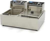 Maxima Frituurpan - 2x 6 L - 2 Manden - tot 2,4 Kg Friet - 09364951