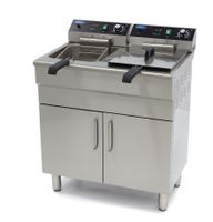 Maxima Frituurpan - 2x 16 L - 2 Manden - met Tapkraan en Opbergruimte - 09365156