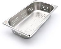 Maxima Gastronorm Bak - 1/3 GN - 6,5 cm Diep - RVS - Geperforeerd - 09367620