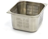 Maxima Gastronorm Bak - 2/3 GN - 20 cm Diep - RVS - Geperforeerd - 09367673