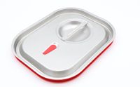 Maxima Gastronorm Deksel - 1/2 GN - RVS - Luchtdicht Rubber - 09367791