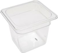 Maxima Gastronorm Bak - 1/6 GN - 15 cm Diep - Polycarbonaat - 09367927