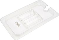 Maxima Gastronorm Deksel - 1/4 GN - Polycarbonaat - met Uitsparing - 09367939