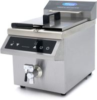Maxima Frituurpan - 8 L - 1 Mand - Inductie - met Tapkraan - 09371090