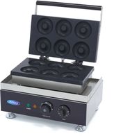 Maxima Donutmaker - 6 Donuts - Ø 8 cm - Ingebouwde Timer - 09374010