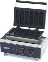 Maxima Wafelijzer - 6 Stuks - Corndog - 2 Motieven - 09374240