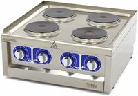 Maxima Kookplaat Horeca - 4 Pitten - Dubbel - 60 cm Diep - 400V - 09391530