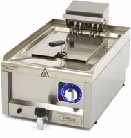 Maxima Frituurpan - 10 L - 1 Mand - met Tapkraan - 400V - 09391640