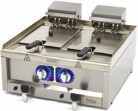 Maxima Frituurpan - 2x 10 L - 2 Manden - met Tapkraan - 400V - 09391650