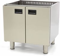 Maxima Horeca Onderstel - Dubbel - 60 cm Diep - met Deuren - 09391955