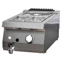 Maxima Heavy Duty Bain Marie - Enkel - 70 cm Diep - Gas - 09395005