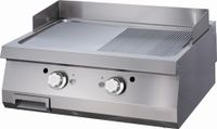 Maxima Heavy Duty Grillplaat - Half Gegroefd - Dubbel - 70 cm Diep - Gas - 09395990