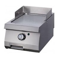 Maxima Heavy Duty Grillplaat - Glad Chroom - Enkel - 70 cm Diep - Gas - 09395998