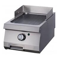 Maxima Heavy Duty Grillplaat - Gegroefd Chroom - Enkel - 70 cm Diep - Gas - 09396008