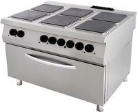 Maxima Premium Fornuis - 6 Pitten - Driecdubbel - 90 cm Diep - incl. Brede Oven - Elektrisch - 09398527