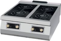 Maxima Premium Kookplaat - 4 Pitten - Inductie - Dubbel - 90 cm Diep - Elektrisch - 09398556