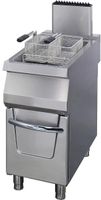 Maxima Premium Friteuse - 1 X 22 L - Enkel - 90 cm Diep - met Tapkraan - Gas - 09398605