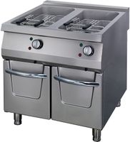 Maxima Premium Friteuse - 2 X 22 L - Dubbel - 90 cm Diep - met Tapkraan - Elektrisch - 09398608