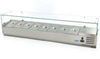 Maxima Opzetkoelvitrine - 180 cm - 8 X 1/3 GN Bakken - 09400332