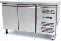 Maxima Koelwerkbank - 314 L - 136 cm - 2 Deuren - 09400400