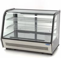 Maxima Gebaksvitrine - 160 L - 88 cm - Schuifdeuren Achter - 09400850