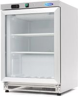 Maxima Vrieskast - 200 L - RVS - met Glazen Deur - 09405011