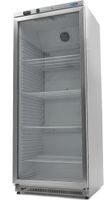 Maxima Koelkast - 600 L - RVS - met Glazen Deur - 09405034