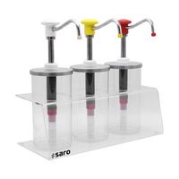 SARO Doseerdispenser Model PLX-R-BK-1650ml